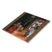 RECANATI ANNUNCIATION BY LORENZO LOTTO TEGELTJE (Zijkant)