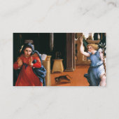 RECANATI ANNUNCIATION BY Lorenzo Lotto Visitekaartje (Achterkant)