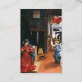 RECANATI ANNUNCIATION BY Lorenzo Lotto Visitekaartje (Achterkant)