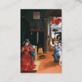 RECANATI ANNUNCIATION BY Lorenzo Lotto Visitekaartje (Achterkant)