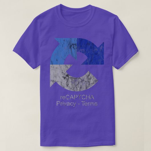 reCAPTCHA Google T-shirt (Design voorkant)