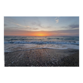 Receding waves perfect poster