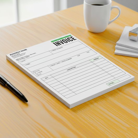 Receipt Books, Invoice Booklet for Small Business Notitieblok