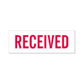 Received  zelfinktende stempel (Design)