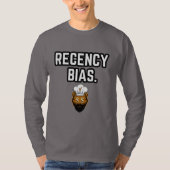 Recency Bias lange mouw T-shirt (Voorkant)