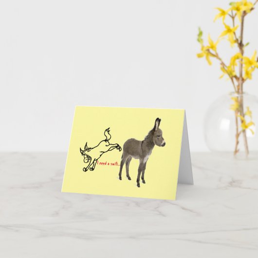 Recente verjaardagskaart kaart (Gele Bloem)