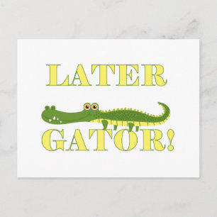 Recentere Gator Briefkaart