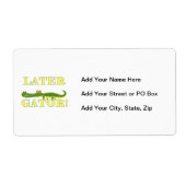 Recentere Gator Etiket (Voorkant)