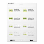 Recentere Gator Etiket (Full Sheet)