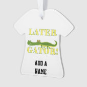 Recentere Gator Ornament (voorkant)