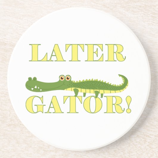 Recentere Gator Zandsteen Onderzetter (Voorkant)