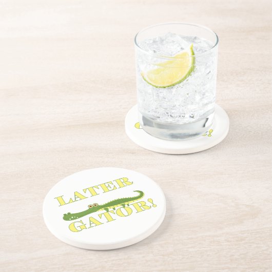 Recentere Gator Zandsteen Onderzetter (Zijkant)