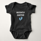 Recently Evicted,baby gift new baby evicted Romper (Voorkant)