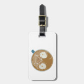 Recentste kunst met wieltjes bagagelabel (Voorkant verticaal)