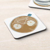 Recentste kunst met wieltjes drankjes onderzetter (Linkerzijde)