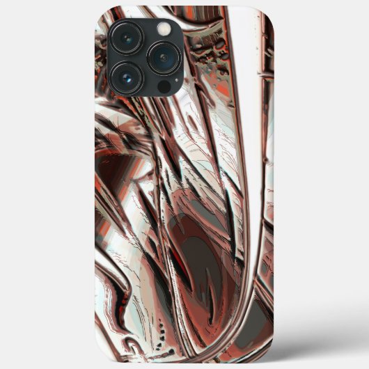 Recentste recycling van digitaal afbeelding, rood Case-Mate iPhone case (Achterkant)