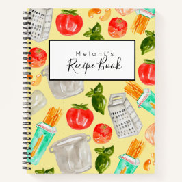 Receprecept voor gele waterverf notitieboek