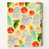 Receprecept voor gele waterverf notitieboek (Achterkant)