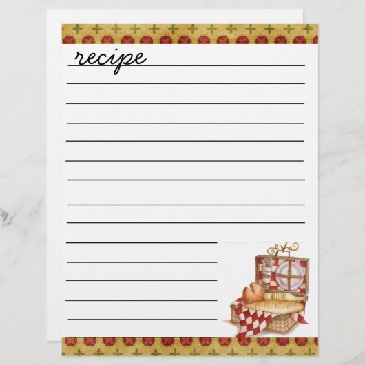 recept (Voorkant / Achterkant)