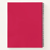 Recept 8.5" x 11" spiraal notebook notitieboek (Achterkant)