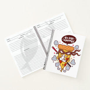 Recept 8.5" x 11" spiraal notebook notitieboek