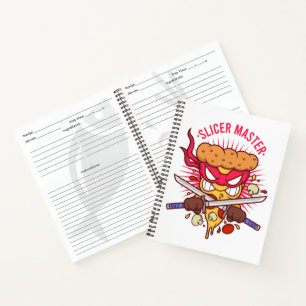 Recept 8.5" x 11" spiraal notebook notitieboek