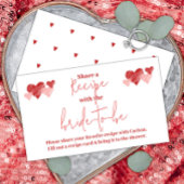 Recept Aanvraag Proost op Love Valentijn Hearts Informatiekaartje