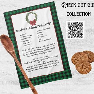 Recept Bewaar Kerstkoekjes Groen Geplaatst Theedoek