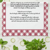 Recept Bewaar Kerstkoekjes Rood Plaid Groen Theedoek (Gevouwen)