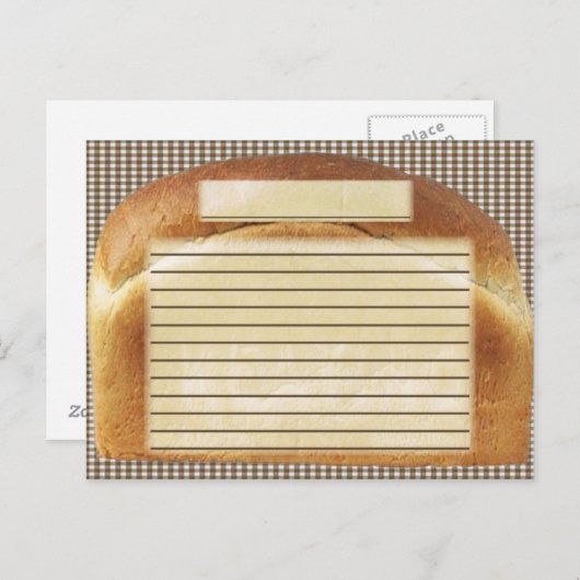 recept briefkaart (Voorkant / Achterkant)