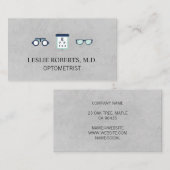 Recept Bril Oogkaart  | Optometrist Visitekaartje (Voorkant / Achterkant)
