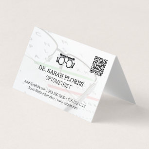 Recept Bril   Optometrist QR Code Visitekaartje