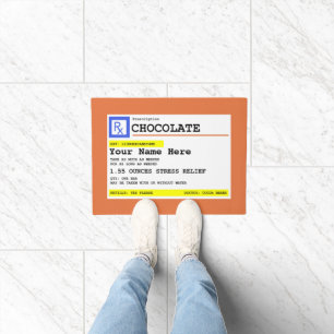 Recept chocolade Aangepast Grappig Deurmat