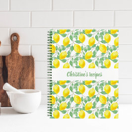 Recept citroenen kookboek notitieboek