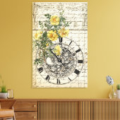  recept en bloemen canvas afdruk (Insitu (Woonkamer))