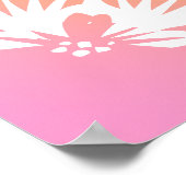 Recept-equivalenten Pastel Floral Art Print (Hoek)