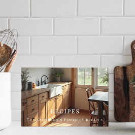 Recept foto kookboek gastenboek