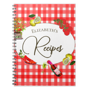Recept Italiaans Thema Citroenrood Wit Botanisch Notitieboek