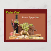 Recept Kaart Cadeau Set - Buon Appetito (Voorkant)