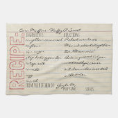 Recept Kaart-Cornbread Recept-Pas het aan! Theedoek (Horizontaal)