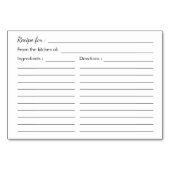 Recept Kaart Hawaiian Hibiscus Beach Vrijgezellenf (Achterkant)