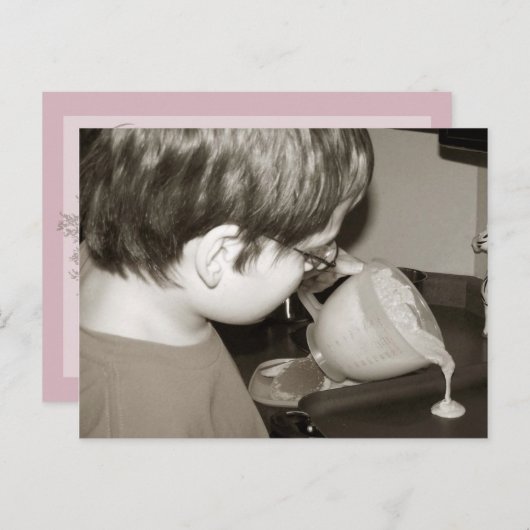 Recept Kaart met foto (Voorkant / Achterkant)