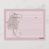 Recept Kaart met foto (Achterkant)