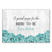 Recept Kaart | Rustieke succulente bloemen Elegant (Voorkant)