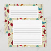 Recept Kaart van het vakantieseizoen (Voorkant / Achterkant)