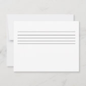 Recept Kaart voor Cookies (Achterkant)