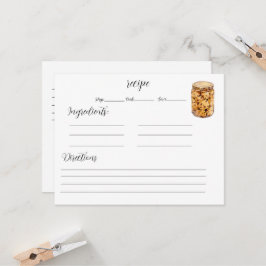 Recept Kaart voor Cookies