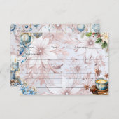 Recept Kaart voor kerstochtend (Voorkant / Achterkant)