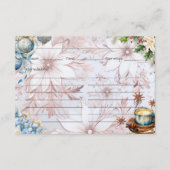 Recept Kaart voor kerstochtend (Voorkant)