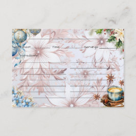 Recept Kaart voor kerstochtend